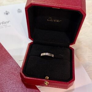 Cartier LOVE Ring White Gold